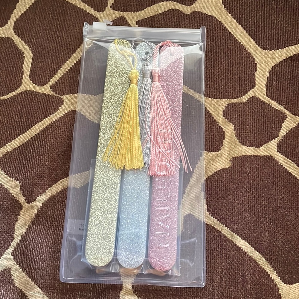 Nailed It 3 Glitter Nail Files with Tassels